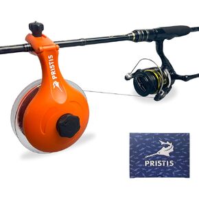 Fishing Line Winder, Reel Spooler with Unwinding System, Spool Holder with Handhold & Clamps, Anti-Twist Spooling Station, Adjustable Versatile Accessories for Baitcasting and Spinning Reel