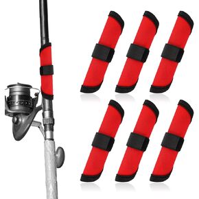 6pcs Lure Wrap, 5.9 Inch Fishing Lure Covers Lure Gloves Fish Hook Protectors Lure Guard to Keep Fishermen Fishing Safe for Fishing Rod