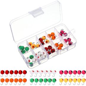 36pcs Fly Fishing Flies in Size 12 with Box, Dry Fly, Fishing Flies Assotment for Trout, Salmon, Bass, Steelhead Fly