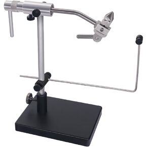 Rotary-Fly-Tying-Vise-Fly-Tying-Tools Equipment Fly Fishing Vice Kit with Pedestal Base Clamps
