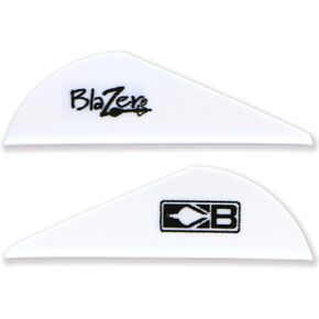 Bohning Blazer Vane (Pack of 36), White, 2"