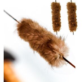 Shatterproof Archery Beaver Fur Bowstring Silencers Bow String Silencers for Recurve & Longbow