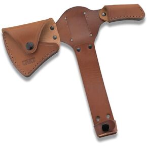 غمد Crkt Woods Kangee Tomahawk: جلد محبب كامل ، لقطات متعددة ، حلقات حزام لحمل آمن من T-Hawk D2735 in Kuwait