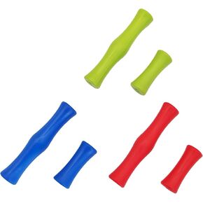 3 PCS Archery Finger Guards Set - Silicone Bow String Protectors for Hunting & Target Shooting | Quick Release Design, Ergonomic Fit (Green+Blue+Red)