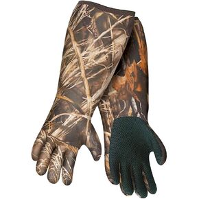 Allen Company Hunting unisex-adult Waterproof Decoy Gloves, 18" Neoprene, Realtree MAX-5 Camo