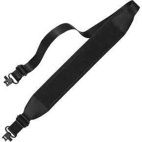 EZshoot Two Point Sling with Swivels, Comfortable Neoprene Padded, Length Adjustable Shoulder Strap for Outdoors