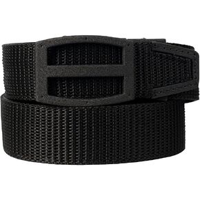 Nexbelt Tactical Ratchet EDC Titan Gun Belt - Cut to Fit Gun Belt for Men - PreciseFit Nylon Reinforced Belt with 1 1/2" Width Strap - Black