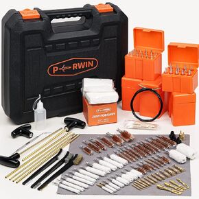 Gun Cleaning Kit, 84PCS Universal Gun Cleaning Supplies for Pistol Handgun Shotgun Cleaning Kit with Reinforced Rods, Double-Ended Brushes, Tough Carry Case…