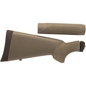 Hogue 08217 Remington 870 OverMolded Stock with Forend, 20 Gauge, Olive Drab Green