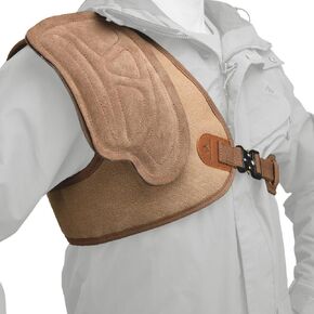 WAYNE'S DOG Adjustable Rifle Shotgun Field Shield, Leather Shooting Shirt Recoil Pad for Hunting Archery
