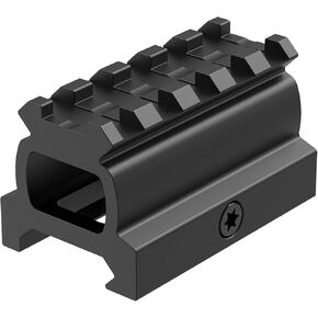 Feyachi Picatinny Rail Riser Mount, 0.75"/0.83"/0.95"/1" High,3 Slots/5 Slots Riser Mount for Red Dot Sight