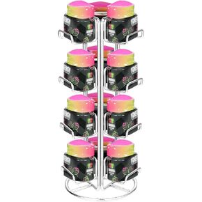 12 نكهة Pod Holder ل Ninja Thirsti Pods ， HOLDER POD لـ Ninja Thirsty ، منظم POD لـ Ninja Thirsti Water Water System WC1000 WC1001 SODA Maker- Chrome ماء مغلف منظمات المياه المطلية بالكروم