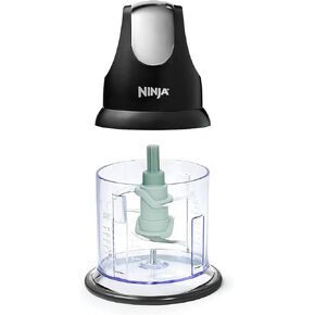 Ninja Food Chopper Express Chop with 200-Watt, 16-Ounce Bowl for Mincing, Chopping, Grinding, Blending and Meal Prep (NJ110GR)