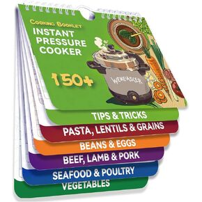 150+ Foods Instant Pot Magnetic Cheat Sheet Magnet - Instant Pot Accessories, Pressure Cooker Cooking Guide, Quick Reference Instapot Cookbooks, Kitchen Gifts for Women