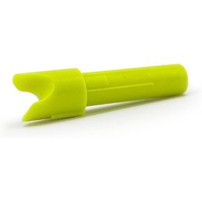 TenPoint Alpha-Nock HP, Yellow - Pack of 12 - Weight: 27 Grains - Helps Prevent Shoot Over or Shoot Under