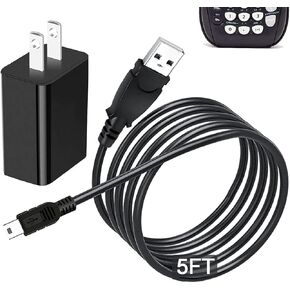 Fast Charger for TI-84 Plus CE Calculator, TI-84 Plus C Silver Edition, TI-89 Titanium, TI-Nspire CX/TI Nspire CX CAS Graphing Calculators USB Adapter Power and Data Cable Cord (5Ft)