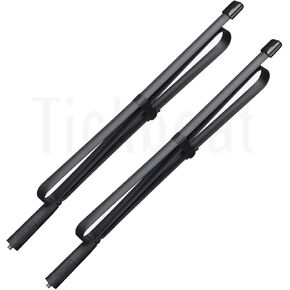 Radio Antenna 42.5-Inch Foldable CS Tactical SMA Female Ham Radio Antenna VHF/UHF Dual Band 136/520Mhz for GMRS Radio Baofeng UV-5R BF-F8HP 5RM UV-21R K5PLUS Radio Antenna (2 Pcs 42.5 inch)