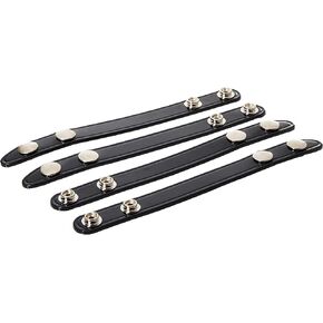 Safariland Duty Gear Chrome Snap Belt Keeper (4PACK) (High Gloss Black)