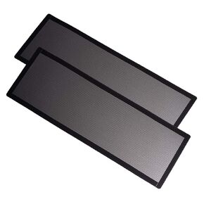 360mm 120mm x 2 PC Fan Dust Mesh Filter 4.72inch PVC Computer PC Case Dust Proof Filter Cover Magnetic Black 2-Pack