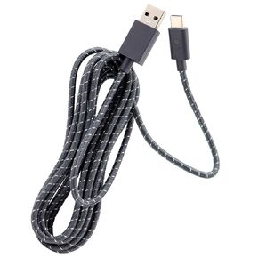 9FT Durable Braided USB-C Charging Cable USB Type-C Cord for Xbox one Elite Series 2 Controller Switch Pro PS5 Controller (NO Packaging)