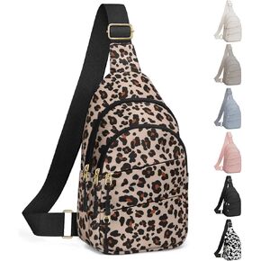 Crossbody Bags for Women, Sling Bag for Men, Small Hiking Backpack Anti Theft Lightweight for Outdoors Travel (M, Black)