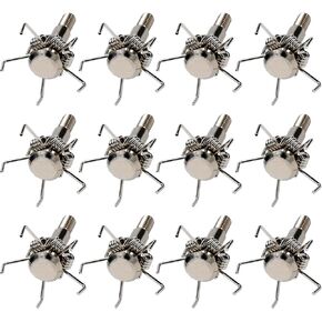 Archery Broadheads 12PK Small Game Judo and Hammer Mixed Set 100 or 125 Grain Field Arrow Practice Spiral Tip for Small Game Hunting (silver-judo-100gr-P)