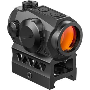 CVLIFE JackalHowl Red Dot Sight,1x20mm 2MOA Red dot Motion Awake Red Dot Scope Compact Red Dot Optics with Co-Witness Riser and Low-Profile Mount,10 Brightness Button Settings