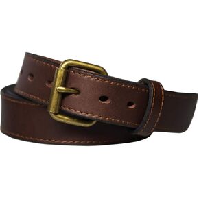 Concealed Carry CCW Leather Gun Belt 1 1/2 inch 100% Full Grain Thick Leather Belt for Gun Carry