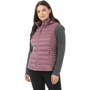 32 Degrees Women’s Ultra-Light Down Alternative Water-Repellent Packable Puffer Vest Outerwear with Zipper
