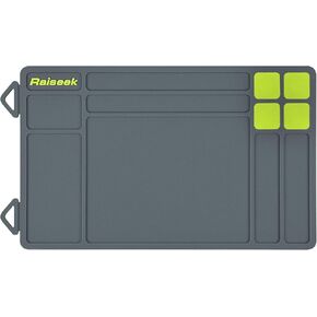 Raiseek Cleaning Mat, Pistol Gun Maintenance Mat,Anti-Slip Rubberized Repair Mat 15.9" x 9.8"