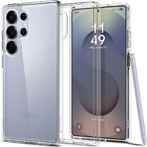Spigen Ultra Hybrid Designed for Galaxy S25 Ultra Case (2025) [Anti-Yellowing], [Military-Grade Protection] - Crystal Clear