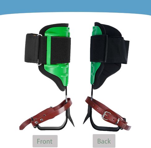 1 Pair Tree Climbing Spikes Arborist Gear Set Equipment with Adjustable Height,Professional Tree Climbing Arborist Gear with Soft Padding, Climbing Kit for Outdoor Tree Work in Saudi Arabia