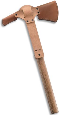 غمد Crkt Woods Kangee Tomahawk: جلد محبب كامل ، لقطات متعددة ، حلقات حزام لحمل آمن من T-Hawk D2735 in Kuwait