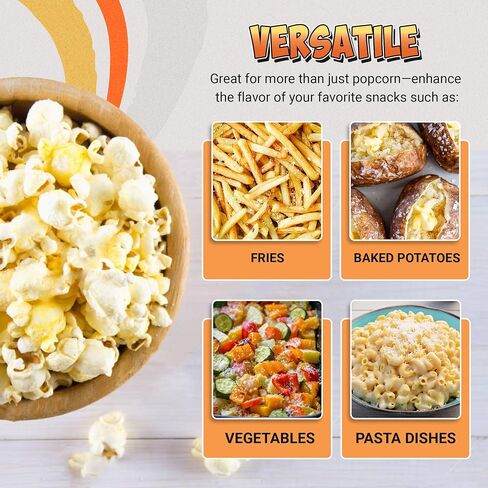 SMASH SMASINGS WHITE CHEDDAR & ORANGE CHEDDAR Popcorn Searning - 2 Pack من توابل الفشار اللذيذة في زجاجة شاكر in Saudi Arabia