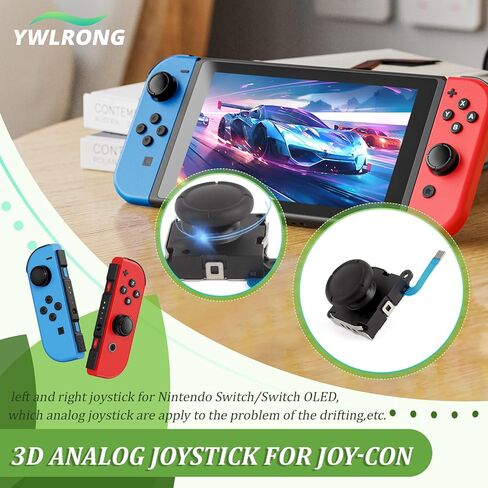 for Joy-Con Slide Rail for Nintendo Switch/Switch OLED Joy-Con Left Right Slide Rail Replacement for Nintendo Switch with Joystick Lock Buckle SL SR ZR ZL L Button Flex Cable Accessories Repair Parts in Saudi Arabia