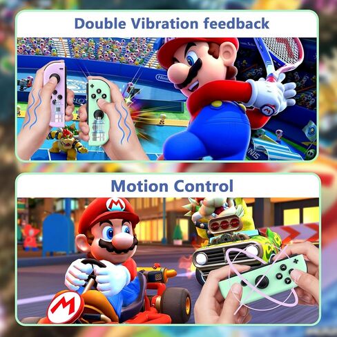 AROEVEIB لوحدة تحكم مفتاح Nintendo ، تبديل استبدال وحدة التحكم اللاسلكية للتبديل/lite/OLED ، مع/مزدوج الاهتزاز/الحركة/الاستيقاظ/لقطة الشاشة in Kuwait