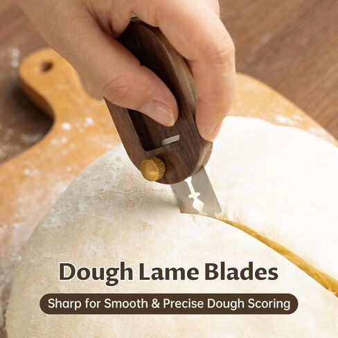 شفرات استبدال عرجاء الخبز 10 عبوة ، حادة للغاية لتسجيل عجينة الخبز الأوروبية ، متوافقة مع معظم المقابض ، والمواد المتينة المتميزة لقطع الدقة ، وإنشاء أنماط معقدة بسهولة in Kuwait