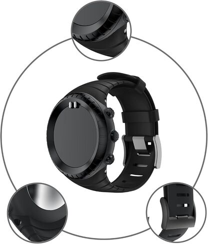 Suunto Core Strap ، شريط ساعة استبدال المطاط لـ Suunto Core SS014993000. in Kuwait