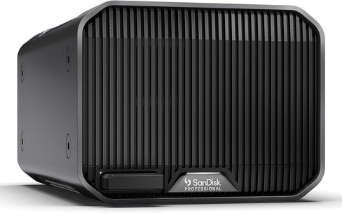 SanDisk Professional 48TB G-RAID Mirror - External HDD, RAID with Redundancy, Thunderbolt 3, USB (10Gbps), 7200RPM Ultrastar Hard Drive, Up to 260MB/s Read in RAID 1 - SDPHH2H-048T-NBAAD in Saudi Arabia