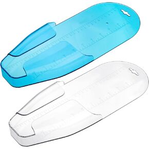 2 PCS Crappie Fast Check Fish Measuring Board Fish Asse Checker Checker Bodr Board Rucked Fishing Resuction Device Device Easy لتنظيف أدوات الصيد ، والأزرق والأبيض