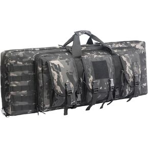 Gun Bags Double Gun Case Tactical Rifle Bag with Magazine Pouch 38/42inch