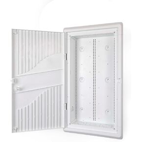 StarTech.com 28-Inch Wall-Mount Media Enclosure, Cable Management Box for Network Distribution, Structured Media Enclosure