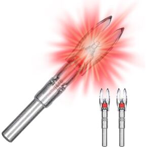 Nockturnal GT Lighted Nock for Gold Tip Arrows with .246 Inside Diameter - RED - 3 Pack (NT-102)