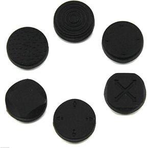 1 Set Analog Silicone Thumb Stick Grip Joystick Caps Cover for PSV 1000 2000 PS Vita Black