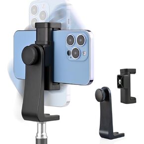Phone Tripod Mount,Tripod Phone Mount Adapter for iPhone & Samsung, can 360° Swivel,Apply Suitable for tripods Video Live Streaming