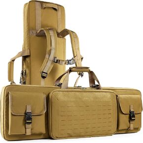 1TG Soft Rifle Case, Gun Bag Backpack Rifle Bag Gun Case for Rifles and Shotguns with Compartment MOLLE Panela, for Outdoor Hunting Shooting Available Length in 36"