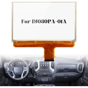 for DJ080PA-01A Touch Screen Replacement 2014-2018 for Chevrolet GMC Digitizer DJ080PA-01A for DJ080PA-01G Screen Digitizer Repair Kit Black 8" (Without LCD)