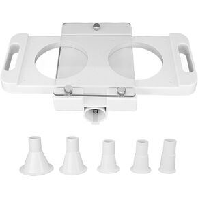 Hamburger Pressing Mould Maker, Auto Burger Patty Maker, 2 Holes Non Stick, Food Grinder Attachment and LEM Meat Grinders