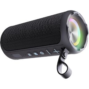 Portable Bluetooth Speakers, Portable Wireless Bluetooth 5.1, IPX5 Waterproof, 20W Dual Speaker Subwoofer,Up to 12H Playtime, TWS Pairing, for Home/Party/Outdoor/Beach
