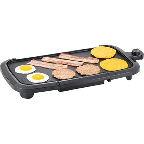 AORAN Electric Griddle Indoor – Versatile Nonstick Griddle for Pancakes and Tacos, Ideal as a Flat Top Griddle and Comal Electrico para Tortillas Grande